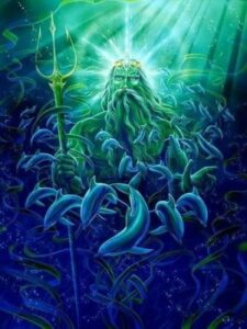 Sea God Neptune – You are connected, via Kerstin Eriksson, June 12th, 2022