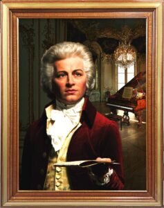 Wolfgang Amadeus Mozart via Erena Velazquez, May 5, 2021